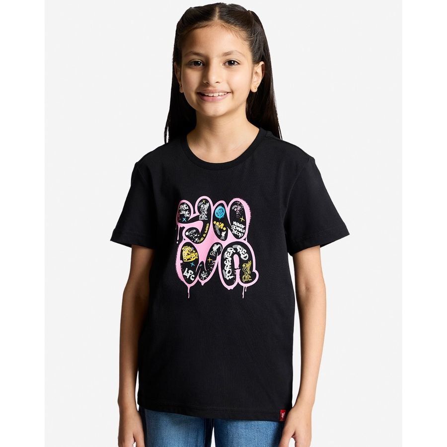 Liverpool T-Shirt YNWA Graffiti - Black Kids-SoccerKits Hub | Buy Soccer Jerseys Online